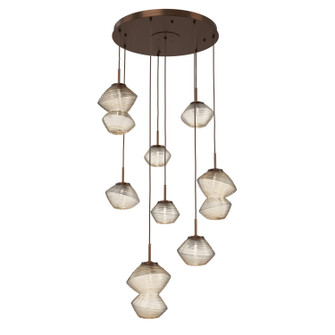 Mesa LED Chandelier in Oil Rubbed Bronze (404|CHB0089-08-RB-A-C01-L1)