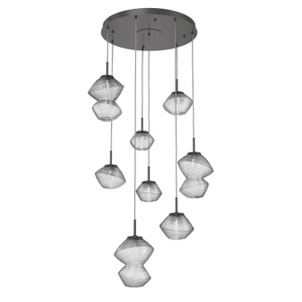 Mesa LED Chandelier in Graphite (404|CHB0089-08-GP-C-C01-L1)