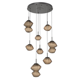 Mesa LED Chandelier in Graphite (404|CHB0089-08-GP-B-C01-L1)