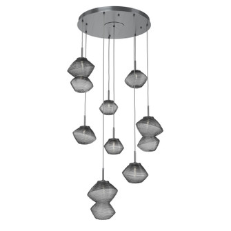 Mesa LED Chandelier in Gunmetal (404|CHB0089-08-GM-S-C01-L3)