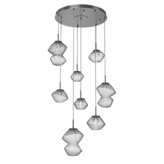 Mesa LED Chandelier in Gunmetal (404|CHB0089-08-GM-C-C01-L1)