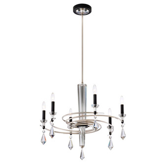 Tempest Six Light Chandelier in Soft Gold/Black (53|S5606-709/18R)