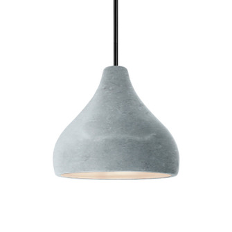 Radiance LED Pendant in Greco Travertine (102|CER-6560-TRAG-MBLK-BEIG-TWST-LED1-700)