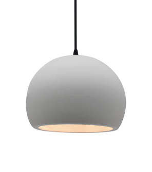 Radiance One Light Pendant in Bisque (102|CER-6533-BIS-MBLK-BKCD)