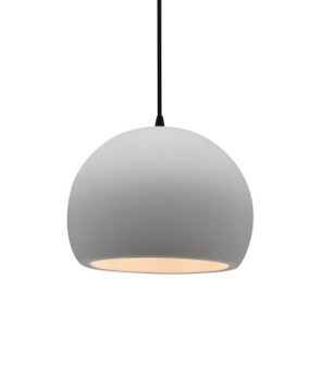 Radiance One Light Pendant in Bisque (102|CER-6530-BIS-MBLK-BKCD)