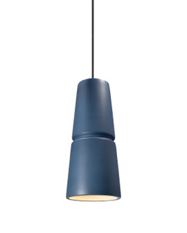 Radiance One Light Pendant in Muted Yellow (102|CER-6435-MYLW-MBLK-BEIG-TWST)