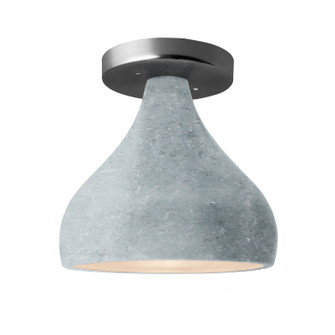 Radiance LED Semi-Flush Mount in Antique Silver (102|CER-6383-ANTS-MBLK-LED1-700)