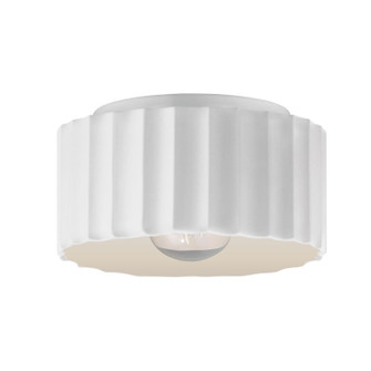 Radiance One Light Outdoor Flush Mount in Gloss White (102|CER-6185W-WHT)