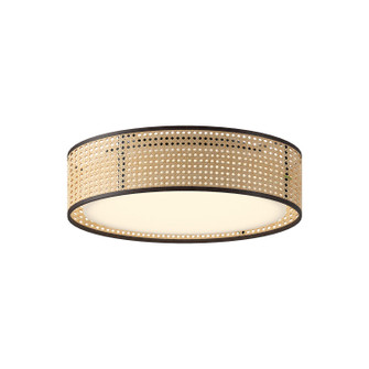 Lyla LED Flush Mount in Rattan (452|FM479016RB-5CCT)