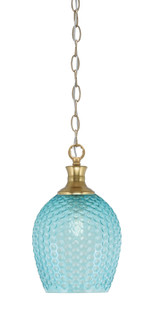 Zola One Light Pendant in New Age Brass (200|96-NAB-4905)