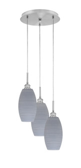 Array Three Light Pendalier in Brushed Nickel (200|1818-BN-4042)