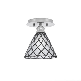 Edge One Light Semi-Flush Mount in Brushed Nickel (200|1160-BN-9185)