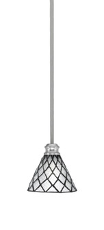 Edge One Light Mini Pendant in Brushed Nickel (200|1151-BN-9185)