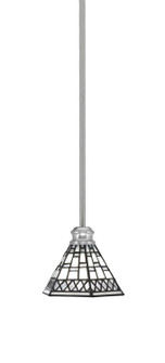Edge One Light Mini Pendant in Brushed Nickel (200|1151-BN-9105)