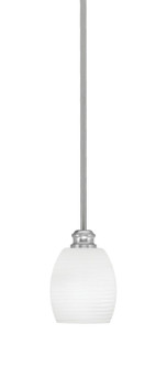 Edge One Light Mini Pendant in Brushed Nickel (200|1151-BN-615)