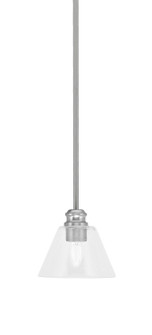 Edge One Light Mini Pendant in Brushed Nickel (200|1151-BN-302)