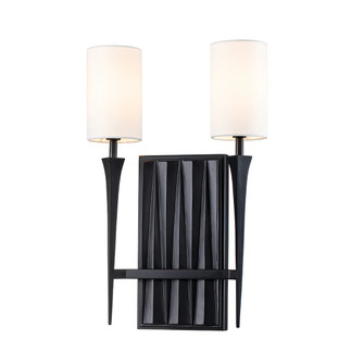 Crest Two Light Wall Sconce in Matte Black (175|SC10506BLK-2)