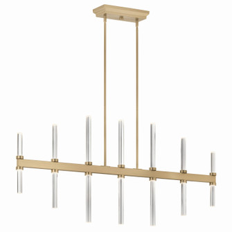 Sycara LED Linear Chandelier in Champagne Bronze (12|52670CPZ)