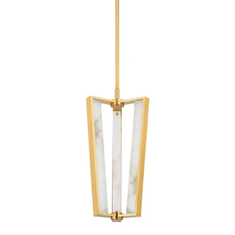 Edgemere LED Pendant in Aged Brass (70|4053-AGB)