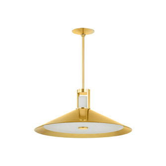 Clermont LED Pendant in Aged Brass (70|3028-AGB)