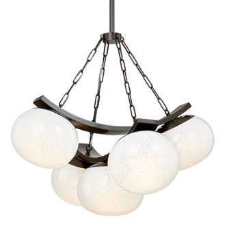 Duxbury Five Light Chandelier in Distressed Bronze (70|2105-DB)