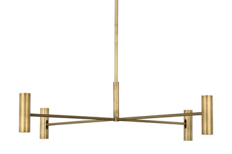 Ponte LED Chandelier in Hand Rubbed Antique Brass (182|SLCH57030HAB)