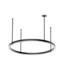 Stagger LED Chandelier in Nightshade Black (182|MDCH53827B)