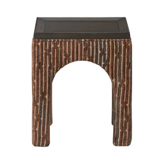 Continental Side Table in Dark Brown Oak/Geo (137|506TA16B)