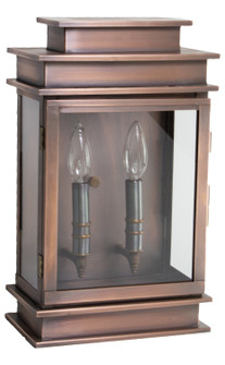 Empire Two Light Wall Sconce in Antique Copper (196|8811-AC-LT2-CLR)