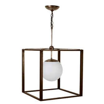 Pendant One Light Hanging Lantern in Dark Antique Brass (196|6892X-DAB-MED)