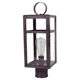 Newport One Light Post Mount in Dark Brass (196|63933-DB-MED-SMG)