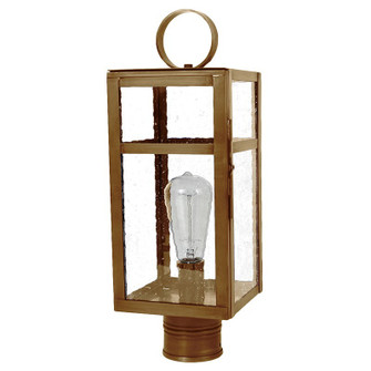 Newport One Light Post Mount in Antique Brass (196|63933-AB-MED-SMG)