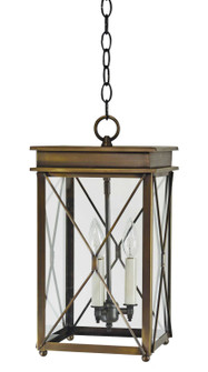 Glidden Three Light Hanging Lantern (196|11822-DAB-LT3-CLR)