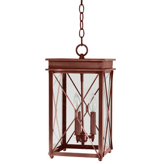 Glidden Three Light Hanging Lantern in Antique Copper (196|11822-AC-LT3-SMG)
