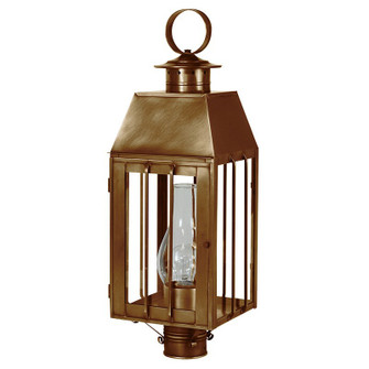 Nottingham One Light Post Mount in Antique Brass (196|11753-AB-CIM-CLR)