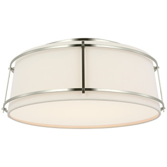 Callaway LED Flush Mount in Polished Nickel (268|S 4687PN-L/FA)