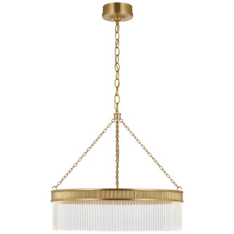 Menil LED Chandelier in Soft Brass (268|MF 5170SB-CG)