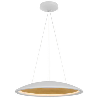 Arial LED Chandelier in Matte White and Gild (268|BBL 5140WHT/G)