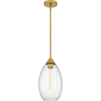 Quoizel Piccolo Pendant One Light Mini Pendant in Brushed Gold (10|QPP6756BRG)