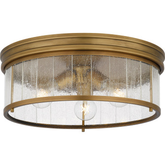 Quoizel Flush Mount Three Light Flush Mount in Weathered Brass (10|QFL6743WS)