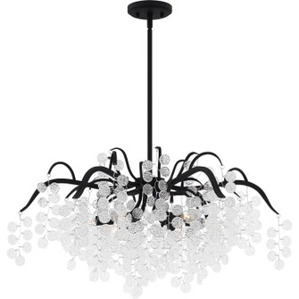 Maple Six Light Chandelier in Earth Black (10|MAP5028EK)