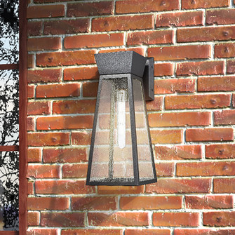 Lucian One Light Outdoor Wall Mount in Black (78|AC8861BK)