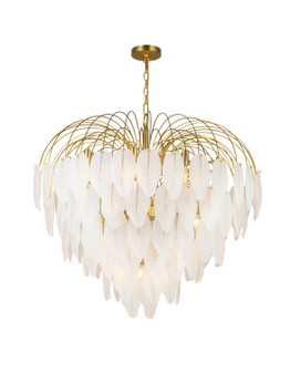 Alessia 24 Light Chandelier in Brushed Brass (78|AC11783BR)