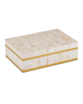 Box in Natural/White/Polished Brass (142|1200-0907)