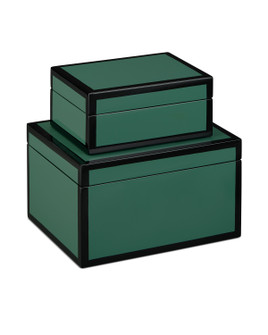 Box Set of 2 in Green/Black (142|1200-0906)