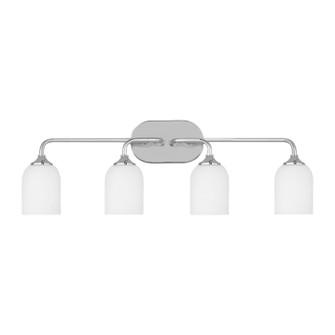 Emile Four Light Vanity in Chrome (1|GLV1024EN3/CH)