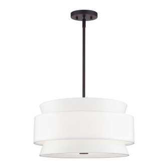 Fontana Four Light Pendant Chandelier in Bronze (107|60023-07)