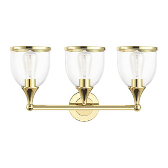 Ashridge Three Light Vanity Sconce in Polished Brass (107|14133-02) Ashridge Three Light Vanity Sconce in Polished Brass (107|14133-02)