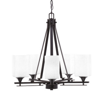 Uptowne Five Light Chandelier in Dark Granite (200|325-DG-531)