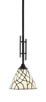 Uptowne One Light Mini Pendant in Dark Granite (200|320-DG-9115)